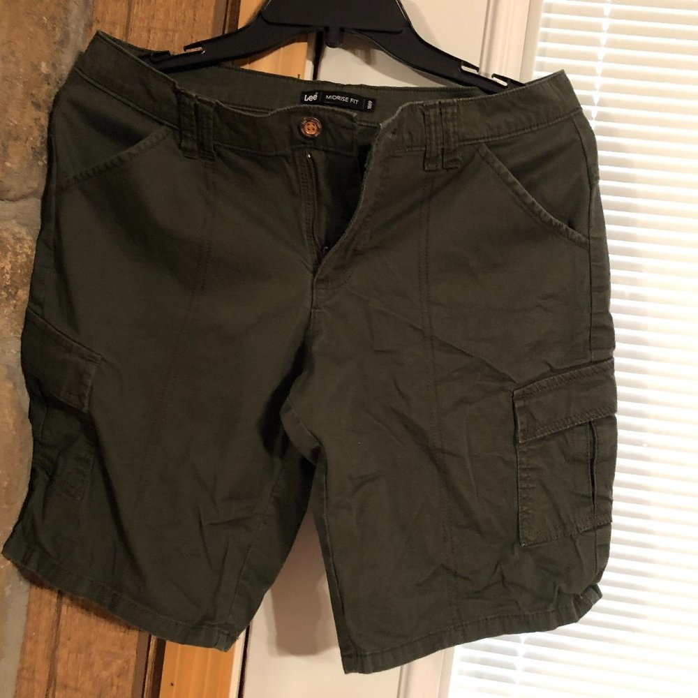 Women's Lee Midrise Fit Shorts Size M (6)